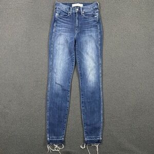 AYR Jeans Womens 27x28 Blue Skinny Stretch Denim High Rise Made in USA